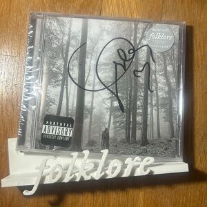 Taylor Swift Folklore signed cd with Beautiful Heart